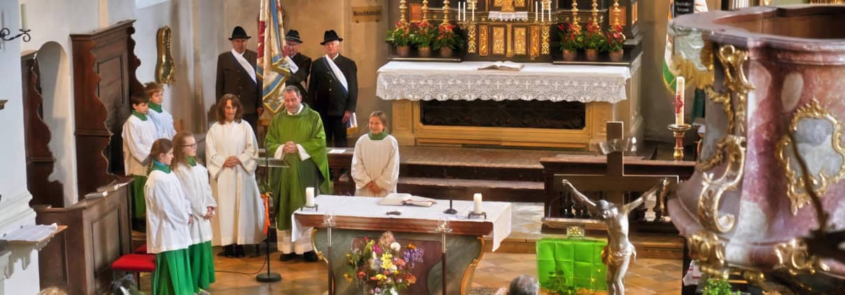 Feierlicher Gottesdienst in Westenhofen