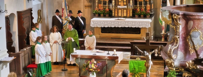 Feierlicher Gottesdienst in Westenhofen